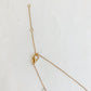 Golden Champagne Pendant Necklace