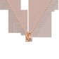 Chomel S925 Silver Double Ring Necklace for Women