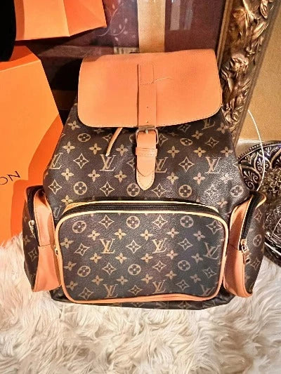 Brown Women Backpack