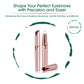 Rechargeable Facial + Eyebrow Hair Removers Set -2 Pack - Glide Goods LLC