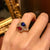 Vintage Two-tone Brushed Ring - Glide Goods LLC
