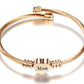 Stainless Steel Braided Mother’s Day Bracelets for Mom