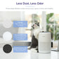 LEVOIT Air Purifiers for Bedroom Home, 3-In-1 Filter Cleaner with Fragrance Sponge for Sleep, Smoke, Allergies, Pet Dander, Odor, Dust, Office, Desktop, Portable, HEPA at Speed Ⅰ, Core Mini-P, White