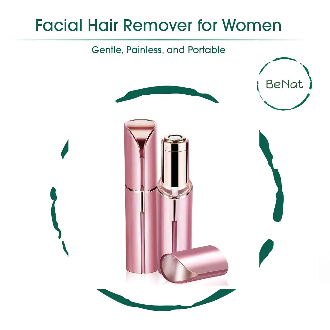 Rechargeable Facial + Eyebrow Hair Removers Set -2 Pack - Glide Goods LLC