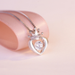 Crown Heart Necklace with Pendant