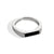Sterling Silver Black Cool Wind Ring
