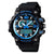 Mens Military Watch Digital Waterproof Wrist Watches Outdoor Sport Multifunction Casual Dual Display 12H/24H Stopwatch Calendar Watch - 1436 Small Black Blue