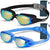 Careula Kids Swim Goggles 2 Pack Swimming Goggles for Kids Anti-Fog UV Protection Kids Goggles Child Boys Girls 3-8