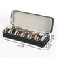 Wrist Watch Box Organizer with Zipper - 6/10/12 Slots