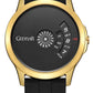 EAJOMIN Mens Watches Waterproof Cool Unique Watch Weird Funny Creative Design Fashion Quartz Analog Wrist Watches for Mens Gifts (G727 Gold)