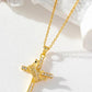 Crown Cross Pendant Necklace