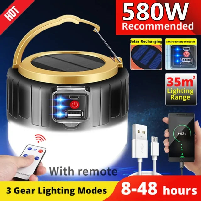 Camping Solar Light - Glide Goods LLC