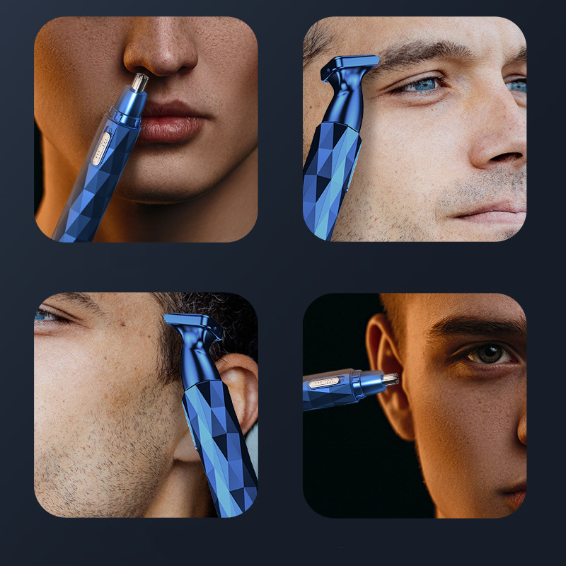 Rechargeable Electric Trimmer for Nose and Ear Hair