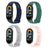 KOMI 4 Pack Watch Band Compatible with Xiaomi Mi Band 8 / Mi Band 9Soft Silicone Replacement band Sport Adjustable Wrist Strap for Women Men