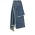 Spring Retro High Waist Irregular Denim Skirts for Women
