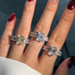 Light Luxury S925 Sterling Silver Zircon Ring for Women