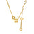 Women's Retro Multi-Layer Cross Necklace in Titanium Steel