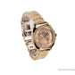 Coach Boyfriend Crystal Bezel Rose Gold Toned Wrist Watch
