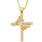 Crown Cross Pendant Necklace