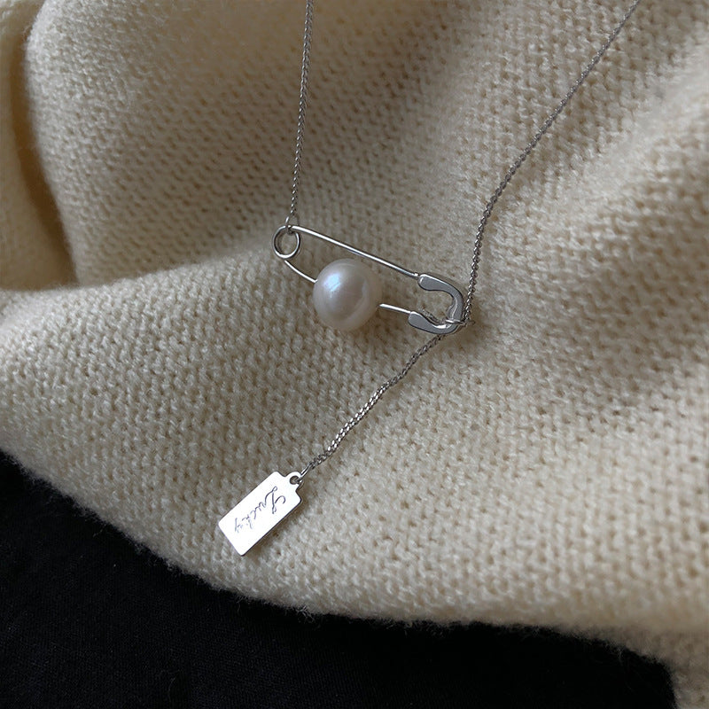 S925 Silver Unique Design Pearl Choker Necklace