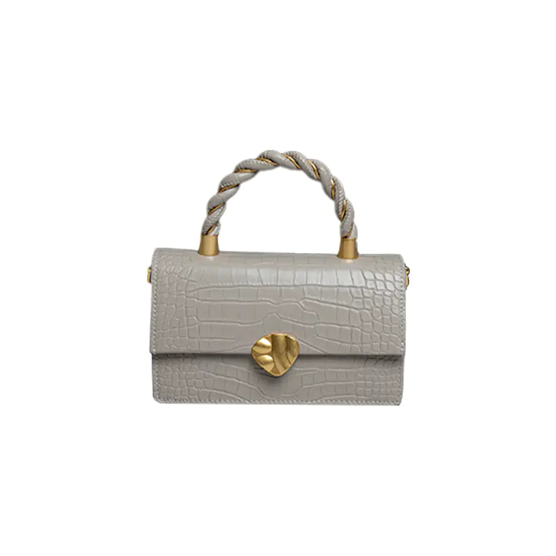Vintage Genuine Leather Handbag with High-Quality Hardware - Glide Goods LLC