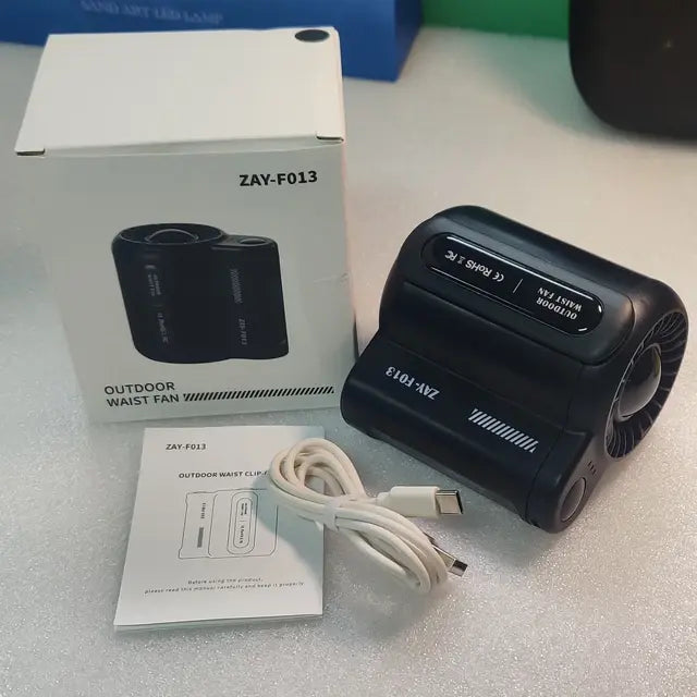 Portable Rechargeable Mini Waist Fan - Glide Goods LLC