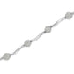 A radiant blend of elegance and timeless beauty in sterling silver and diamonds. - Glide Goods LLC