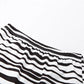 Kendra Striped Two Piece Skirt Set - Glide Goods LLC