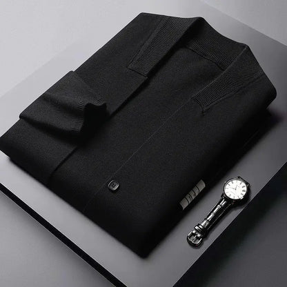 Men's Long Sleeve Knitwear Fashion Cardigan Sweater
