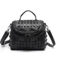 New Punk Women's Genuine Leather Handbag (One) - Glide Goods LLC