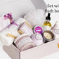Lizush All Natural Lavender Gift Box with Bath Bomb and Shower Steamer - bath & body products - Glide Goods LLC