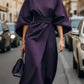 Juliette™ Elegant Belted Dress with Timeless Style - Glide Goods LLC