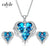 Heart Crystal Necklace - Glide Goods LLC