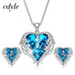 Heart Crystal Necklace - Glide Goods LLC