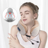 Massaging Neck Pillow - Glide Goods LLC
