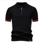 2025 Summer Men's Knit Cotton Polo Shirt (One Piece) - Glide Goods LLC