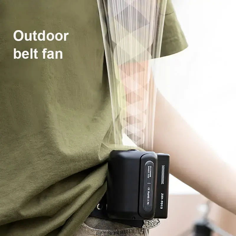 Portable Rechargeable Mini Waist Fan - Glide Goods LLC