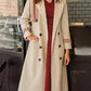 Over the knee women's trench coat
