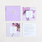 Lizush All Natural Lavender Gift Box with Bath Bomb and Shower Steamer - bath & body products - Glide Goods LLC