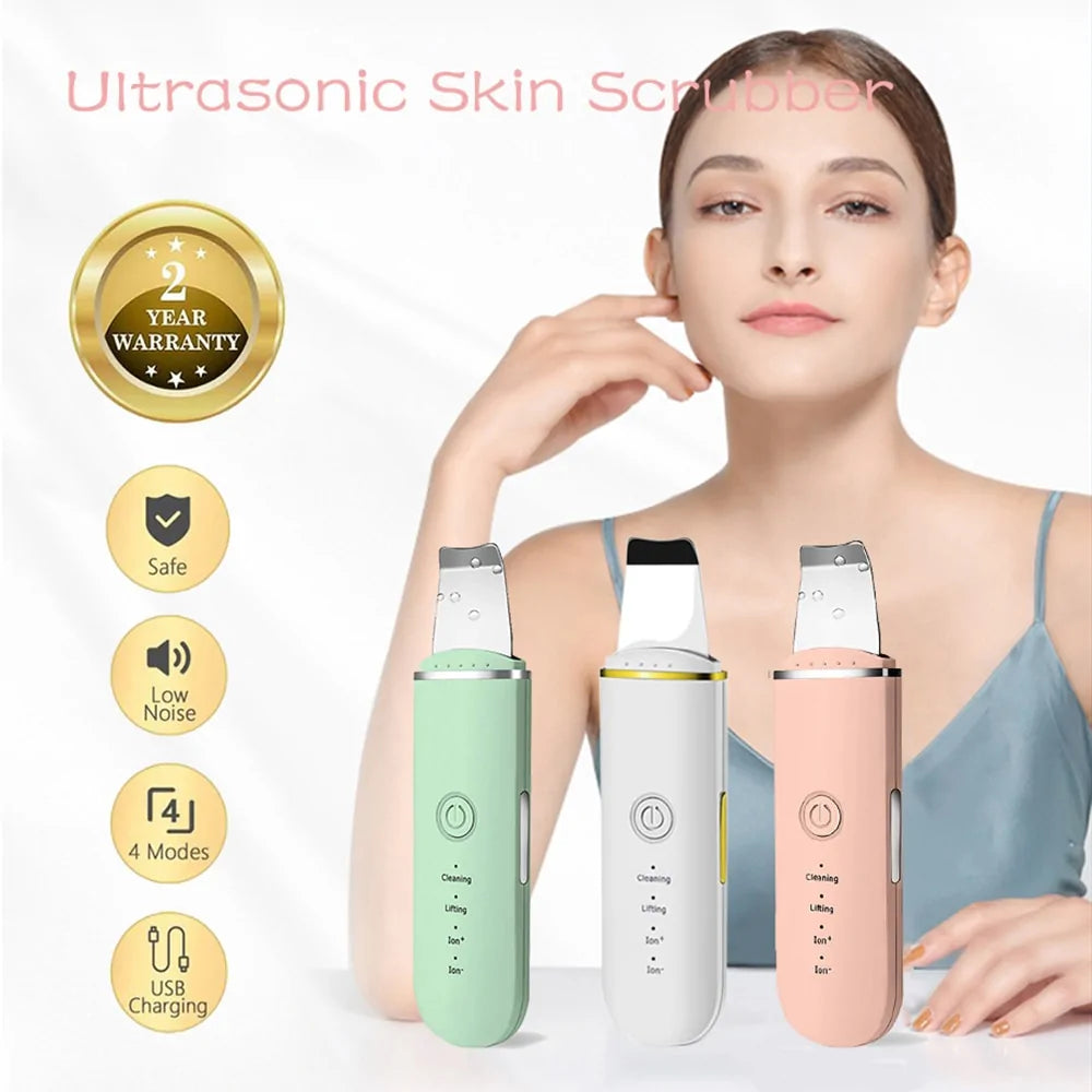 Beauty Ultrasonic Skin Scrubber - Glide Goods LLC