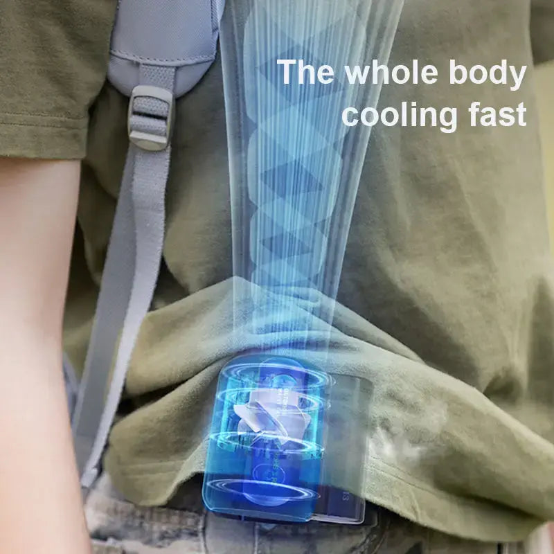 Portable Rechargeable Mini Waist Fan - Glide Goods LLC