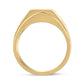 14K Yellow Gold Plated .925 Sterling Silver Miracle-Set 1/5 Cttw Diamond Men's Band Ring (I-J Color, I3 Clarity) - Glide Goods LLC