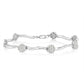 A radiant blend of elegance and timeless beauty in sterling silver and diamonds. - Glide Goods LLC