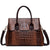 Bags fuax Leather Embossed Crocodile pattern - Glide Goods LLC