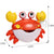 Baby Bath Toys Bubble Machine Crabs Frog - Glide Goods LLC