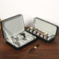 Wrist Watch Box Organizer with Zipper - 6/10/12 Slots