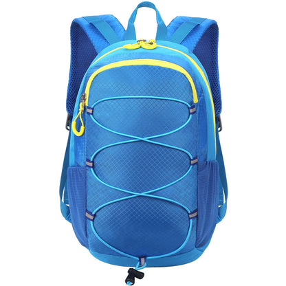 Unineovo 10L Kids Hiking Backpack Small Hydration Backpack for Kids Ages 4-10 Waterproof Kids Travel Daypack for Camping Outdoor (Blue)