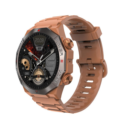 Smart Watch for Men(Answer/Make Call) Sports Outdoor Waterproof Military Wrist Watch Date Multi Function LED Alarm Stopwatch Rugged Wristwatch for Training Hiking and Adventure Grey