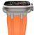 KADES for Apple Watch Ultra 2 Band 49mm for Apple Watch Band Series 10/9/8/SE2/7/6/SE/5/4/3/2/1 46mm/45mm/44mm/42mm Rugged TPU Sport Wrist Band Durable Metal Connector Band Titanium/Orange