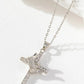 Crown Cross Pendant Necklace